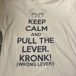 Cakeworthy Disney Emperors New Groove Pull the Lever Kronk Tshirt